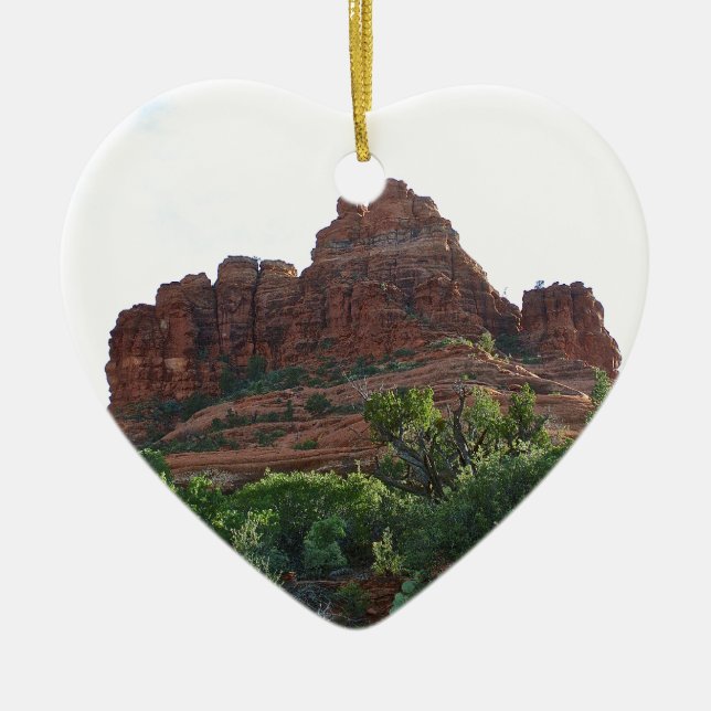 Bell Rock Sedona Ceramic Tree Decoration (Front)