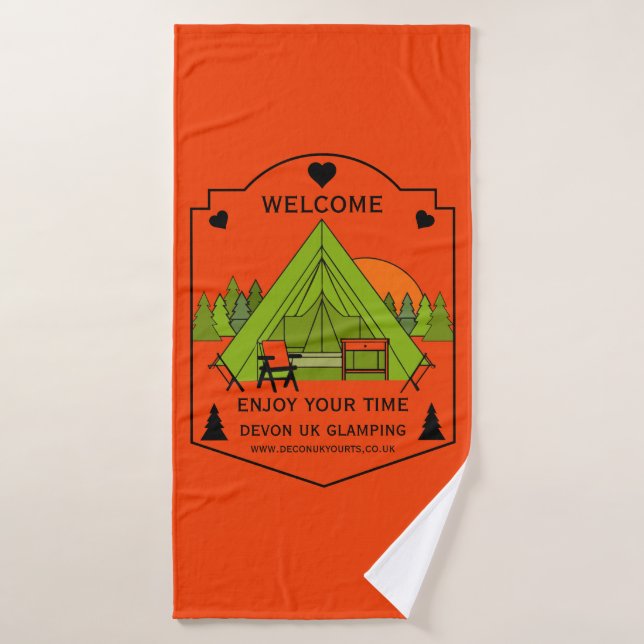 Bell Tent Glamping Business Bath Towel (Bath Towel)