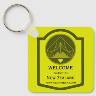 Bell Tent Glamping Business Key Ring