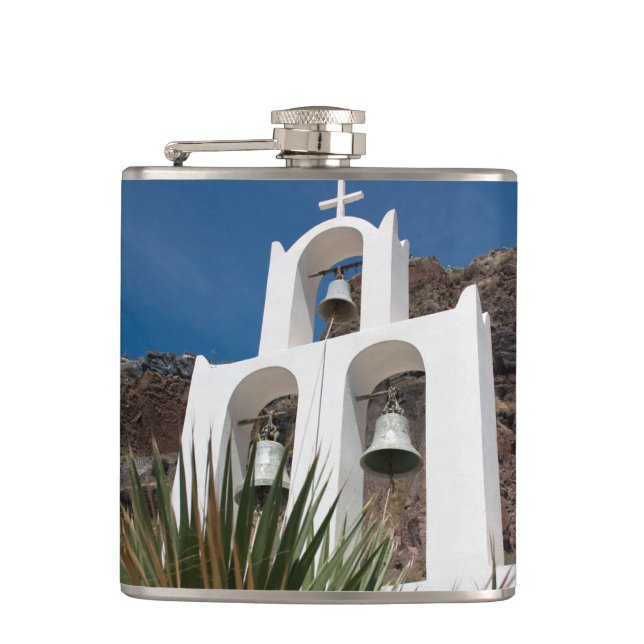 Bell tower hip flask (Front)