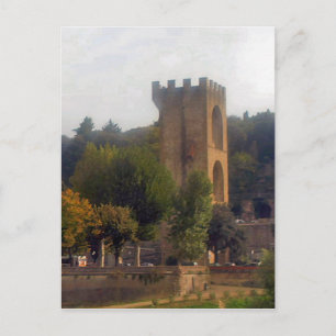 Bell Tower in Florence Postcard