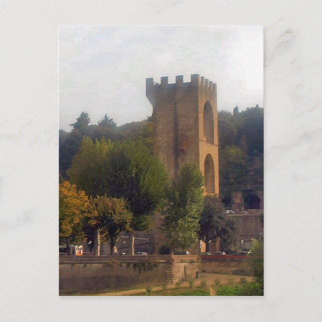 Bell Tower in Florence Postcard (Front)