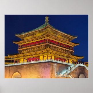 Bell Tower of Xian Poster