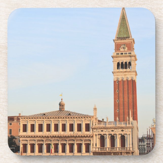 Bell Tower, Piazza San Marco, Venice Coaster (Front)