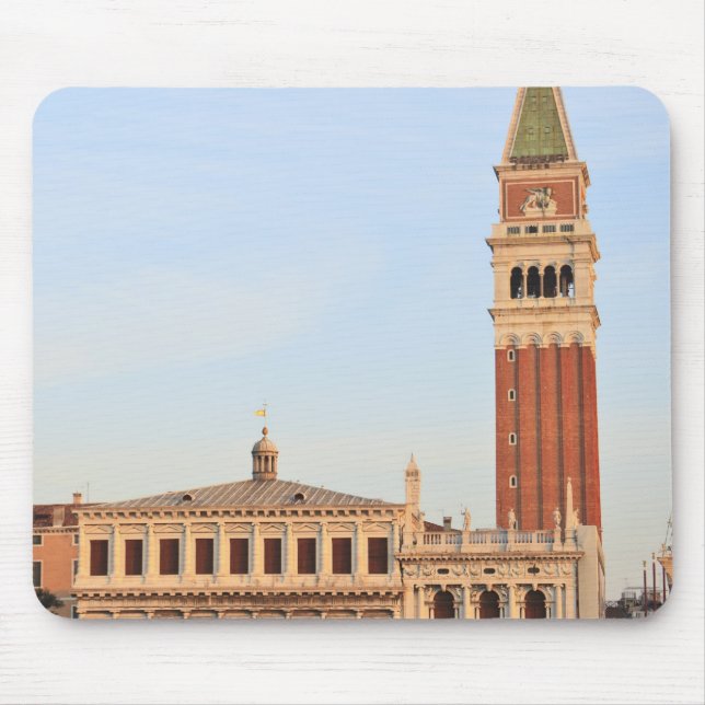 Bell Tower, Piazza San Marco, Venice Mouse Mat (Front)