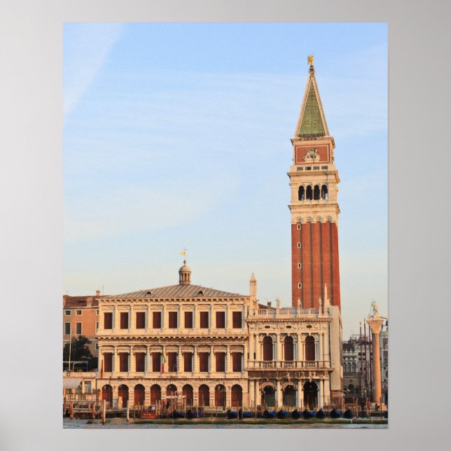 Bell Tower, Piazza San Marco, Venice Poster (Front)