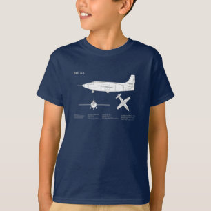 Bell X-1 - Aeroplane Blueprint Plans ABD T-Shirt