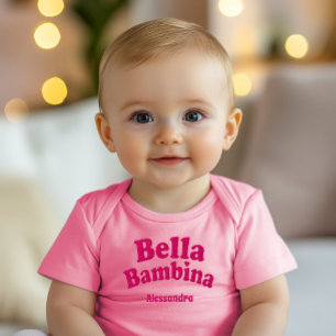 Bella Bambina Baby Pink Bodysuit