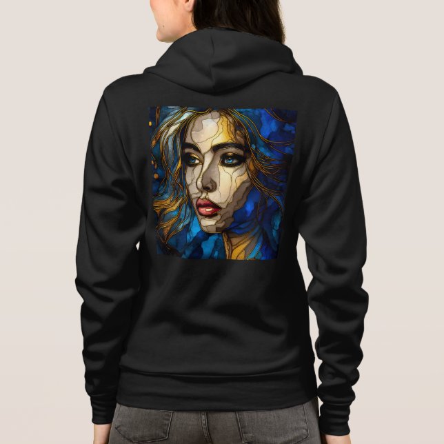 Bella+Canvas Full-Zip Sweatshirts with artwork 27 (Back)