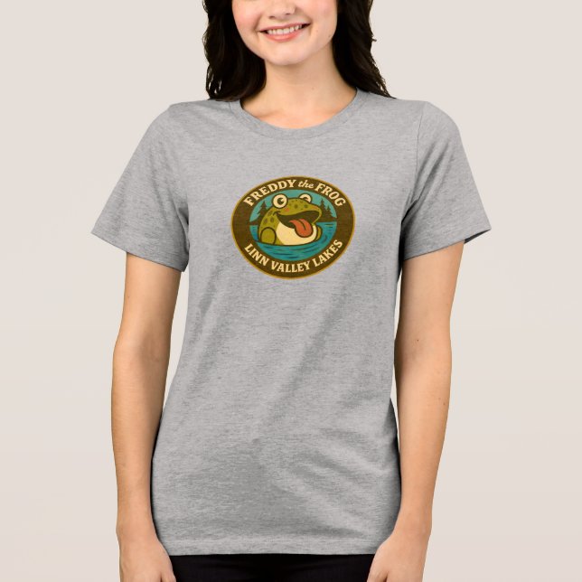 Bella+Canvas Tri-blend Long Sleeve Shirt, Solid Bl Shirt (Front)