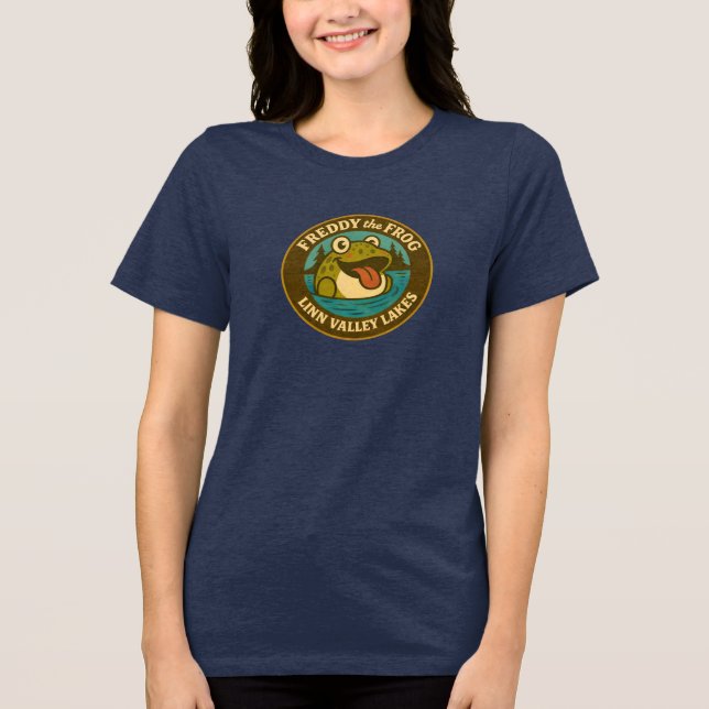 Bella+Canvas Tri-blend Long Sleeve Shirt, Solid Bl Shirt (Front)