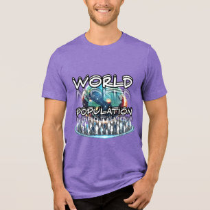 Bella+Canvas Tri-blend T-Shirt, Solid Black Trible Shirt