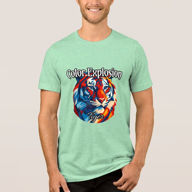 Bella+Canvas Tri-blend T-Shirt, White, Adult S Tri-Blend Shirt (Front)