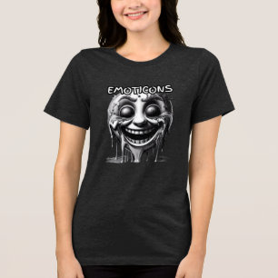 Bella+Canvas Women's Tri-blend T-Shirt, Solid Blac Shirt