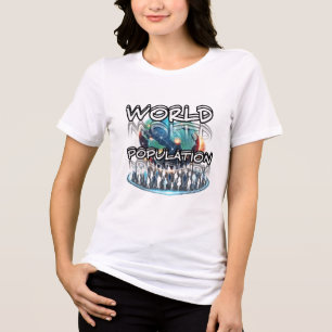 Bella+Canvas Women's Tri-blend T-Shirt, Solid Blac Shirt