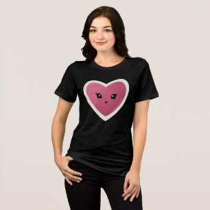 Bella+Canvas Women's Tri-blend T-Shirt, Solid Blac Shirt
