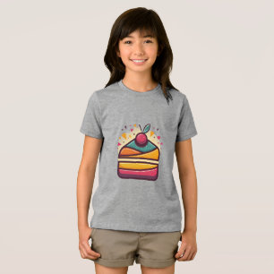 Bella+Canvas Youth Cake Design Tri-Blend Shirt