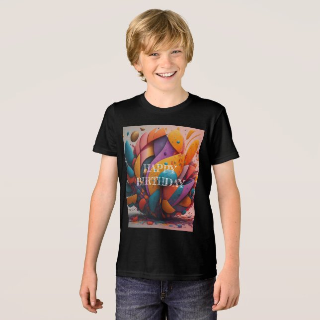 Bella+Canvas Youth Tri-Blend  Shirt (Front Full)