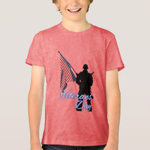 Bella+Canvas Youth Tri-blend T-Shirt, Solid Black  Shirt