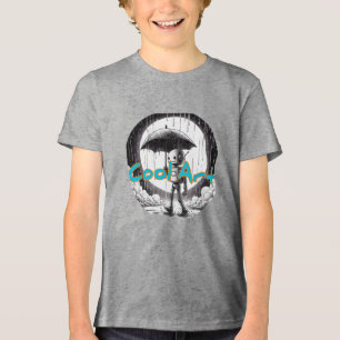 Bella+Canvas Youth Tri-blend T-Shirt, Solid Black Shirt
