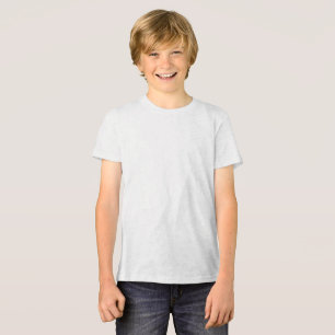 Bella+Canvas Youth Tri-blend T-Shirt, White Fleck, Shirt