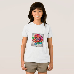 Bella+Canvas Youth Tri-blend T-Shirt, White Fleck, Shirt