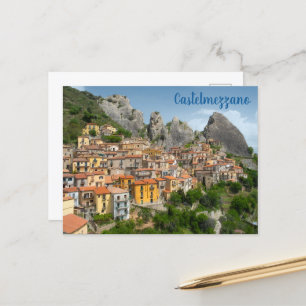 Bella Castelmezzano Basilicata Italia  Postcard