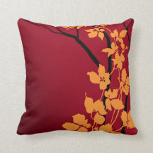 Bella Cherry Blossoms | deep red tangerine