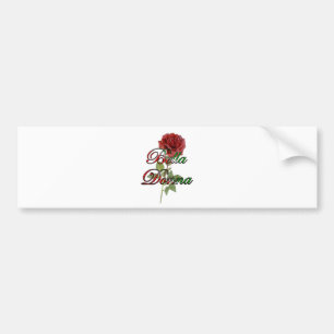 Bella Donna (Beautiful Woman) Bumper Sticker