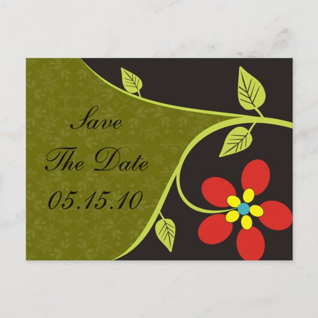 Bella Flora Save The Date Postcards (Front)