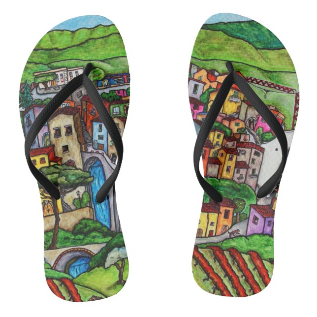 Bella Guardia Flip Flops (Footbed)