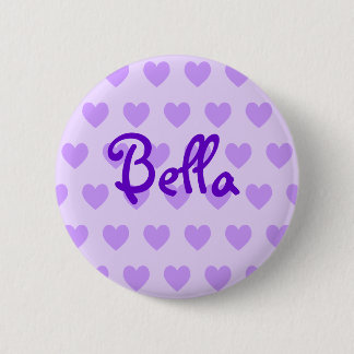 Bella in Purple 6 Cm Round Badge