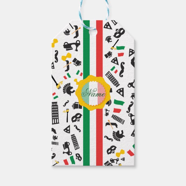 Bella Italia Gift Tags (Front)