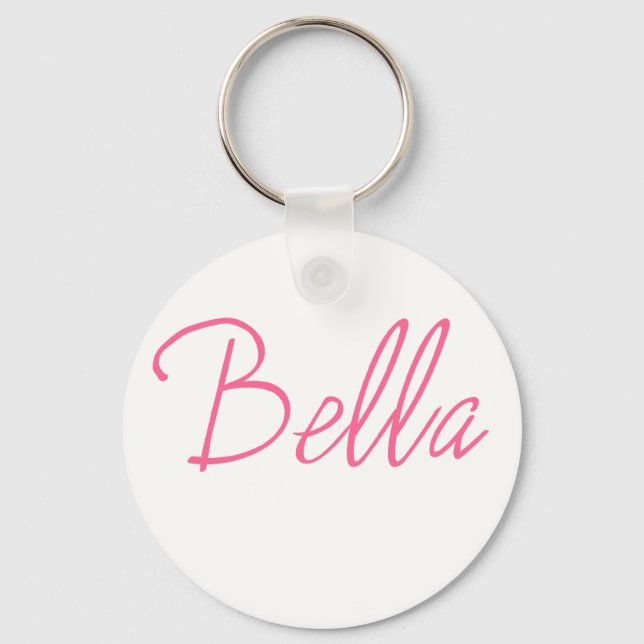 BELLA Italian for Beautiful Key Ring (Front)