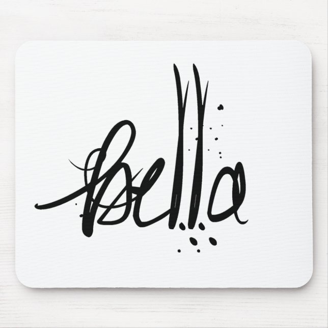 Bella Italian French Beauty Mouse Mat (Front)