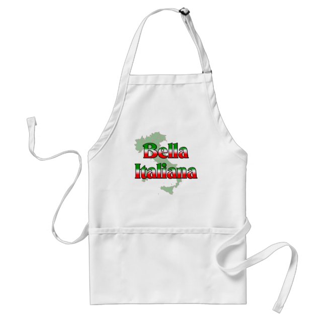 Bella Italiana (Beautiful Italian Woman) Standard Apron (Front)