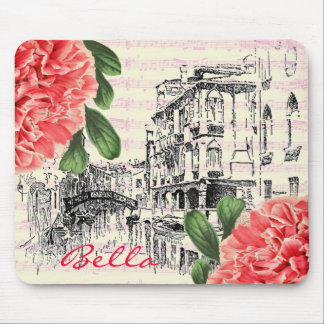 Bella Italy peony mousepad