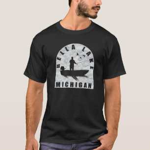 Bella Lake Fishing Michigan T-Shirt