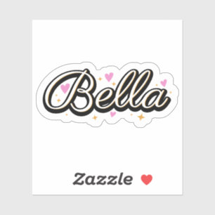 Bella name cute design