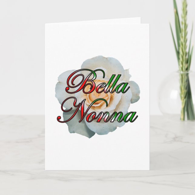 Bella Nonna Holiday Card (Front)