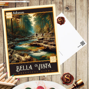 Bella Vista, Arkansas   Vintage Postcard