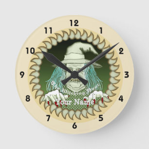 Bella Witch Face clock