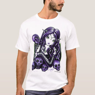 Belladonna Purple Skull Faery T-Shirt