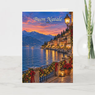 Bellagio Italy Buon Natale Holiday Card
