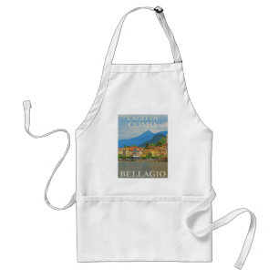 Bellagio Italy Poster Apron
