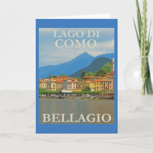 Bellagio Italy Poster Card (Front)