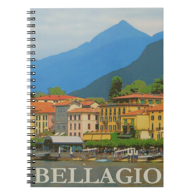 Bellagio Italy Poster Notebook (Front)