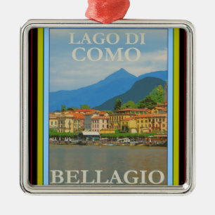 Bellagio Italy Poster Ornament