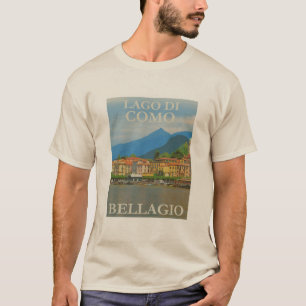 Bellagio Italy Poster T-Shirt