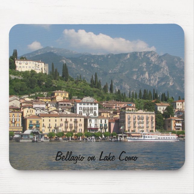 Bellagio on Lake Como Mouse Mat (Front)
